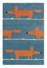 Vlněný koberec Scion Fox denim - liška