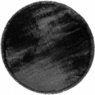 Koberec Esprit SPA kruh dlouhý jemný vlas, černý