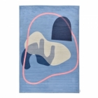 Moderní koberec TOM TAILOR SHAPES FIVE modrý