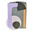 Moderní koberec TOM TAILOR SHAPES EIGHT zelený