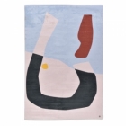 Moderní koberec TOM TAILOR SHAPES ONE blue