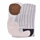 Moderní koberec TOM TAILOR SHAPES SEVEN čedý