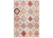 Vlněný indický, ručně tkaný koberec Esprit Nilas Haute Kelim růžová